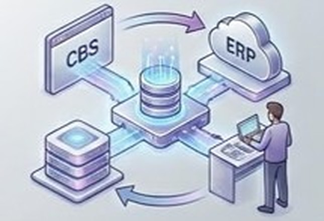 Intégration : CBS, ERP, mobile et automatisation reliés